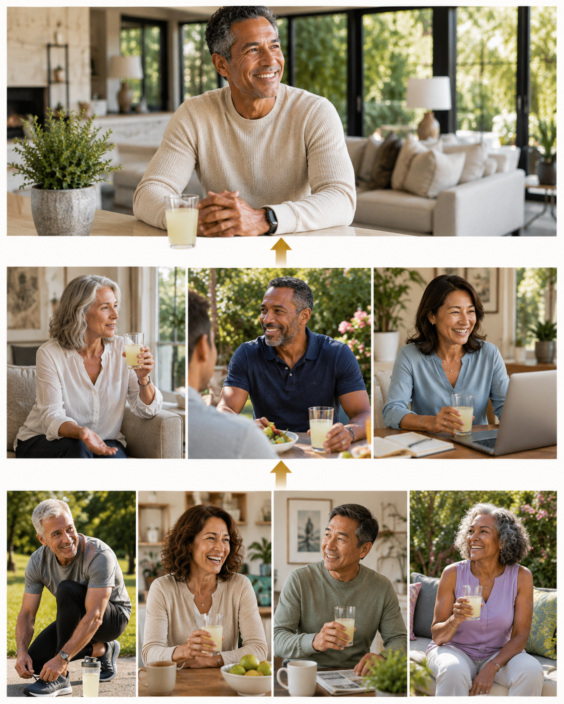 Rewards Store Credit customer flow showing multiple people enjoying ėNOS